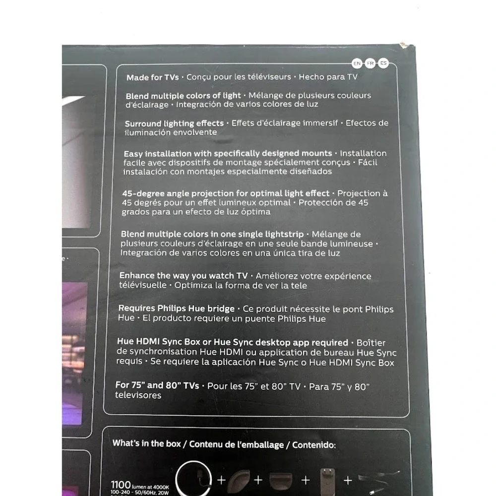 Philips Hue Play Gradient Lightstrip for a 75